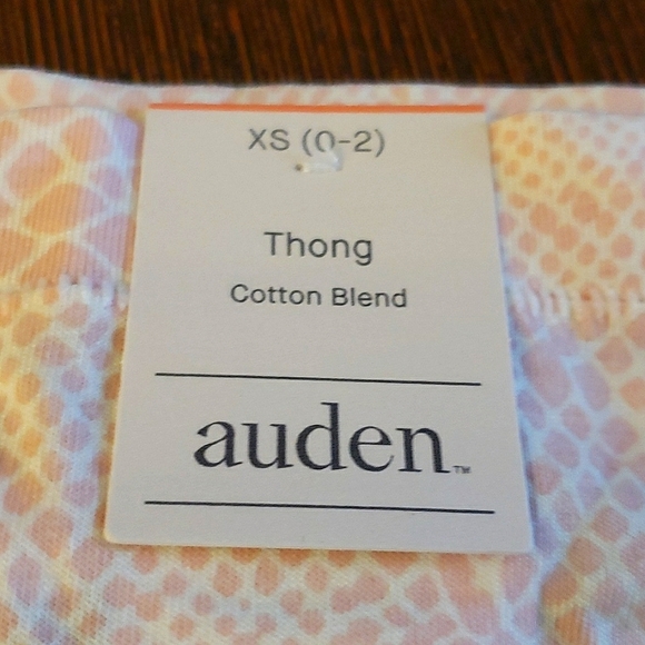 Auden Cheeky Black Lace Panty & 2 Thong Panty Bundle Size Extra Small - Picture 10 of 13